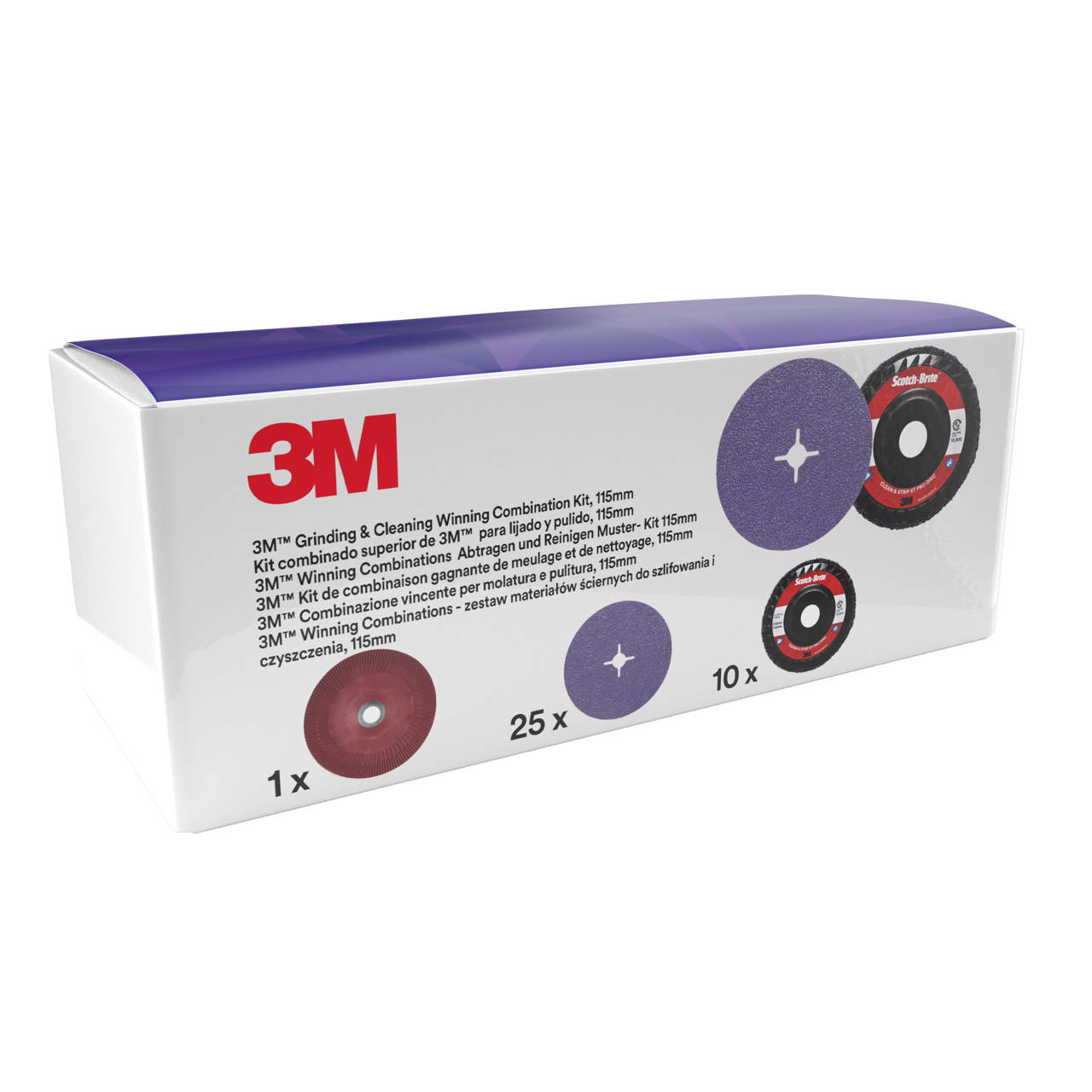3M Schleif- und Reinigungsset Ø 115mm